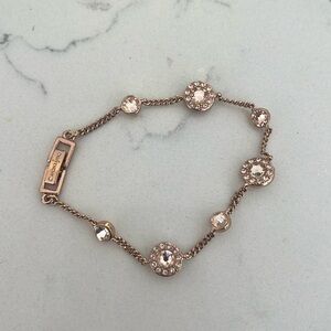 Givenchy Rose Gold Pave Flex Bracelet